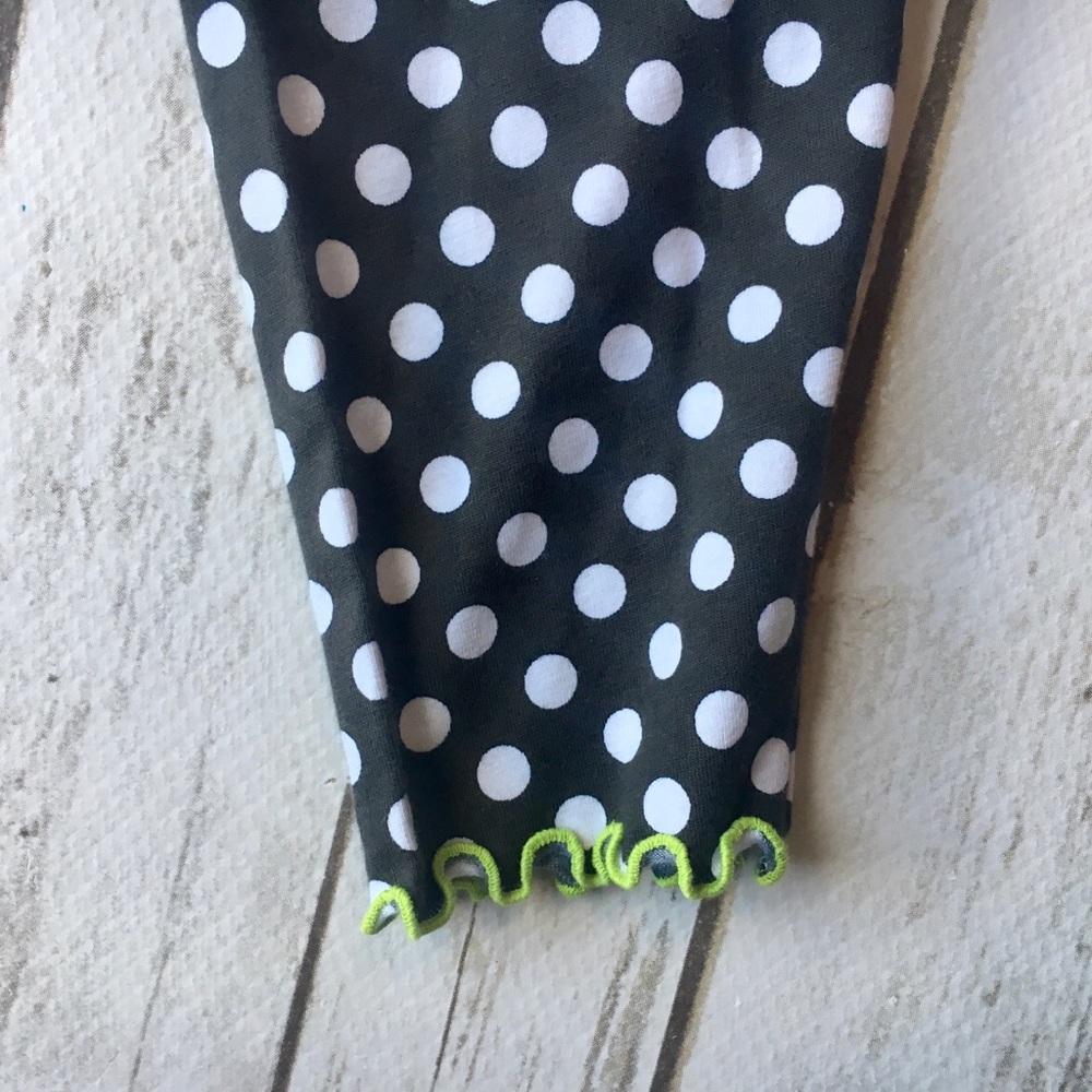 Capri Leggings Ruffle Hem 5 Baxter & Beatrice Dot - Picture 2 of 5